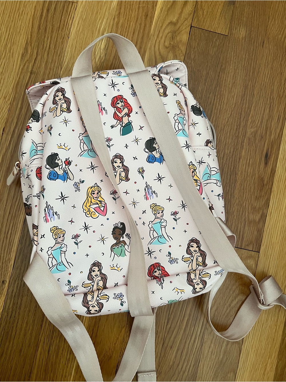 Pink Disney Princess Print Mini Backpack - Picture 3 of 4